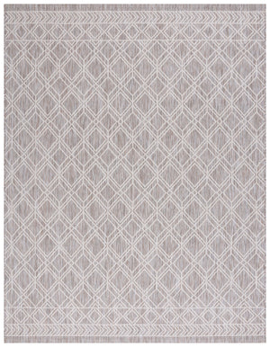 Safavieh Courtyard Geometric Indoor/Outdoor Area Rug - Elegant, Durable, Modern Design For Any Space Ivory ,Beige Grey 88% Polypropylene,12% Polyester Cy8822-59121-810