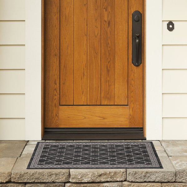 Safavieh Courtyard Exquisite Area Rug - Luxurious Power-loomed Design For Indoor & Outdoor Elegance Navy ,Grey 88% Polypropylene,12% Polyester Cy8871-36821-5