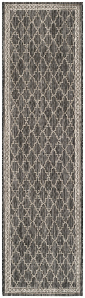 Safavieh Courtyard Exquisite Area Rug - Luxurious Power-loomed Design For Indoor & Outdoor Elegance Navy ,Grey 88% Polypropylene,12% Polyester Cy8871-36821-5