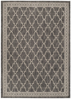 Safavieh Courtyard Exquisite Area Rug - Luxurious Power-loomed Design For Indoor & Outdoor Elegance Navy ,Grey 88% Polypropylene,12% Polyester Cy8871-36821-5