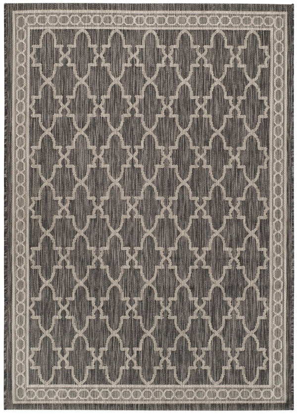Safavieh Courtyard Exquisite Area Rug - Luxurious Power-loomed Design For Indoor & Outdoor Elegance Navy ,Grey 88% Polypropylene,12% Polyester Cy8871-36821-5