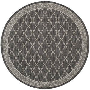 Safavieh Courtyard Exquisite Area Rug - Luxurious Power-loomed Design For Indoor & Outdoor Elegance Navy ,Grey 88% Polypropylene,12% Polyester Cy8871-36821-5