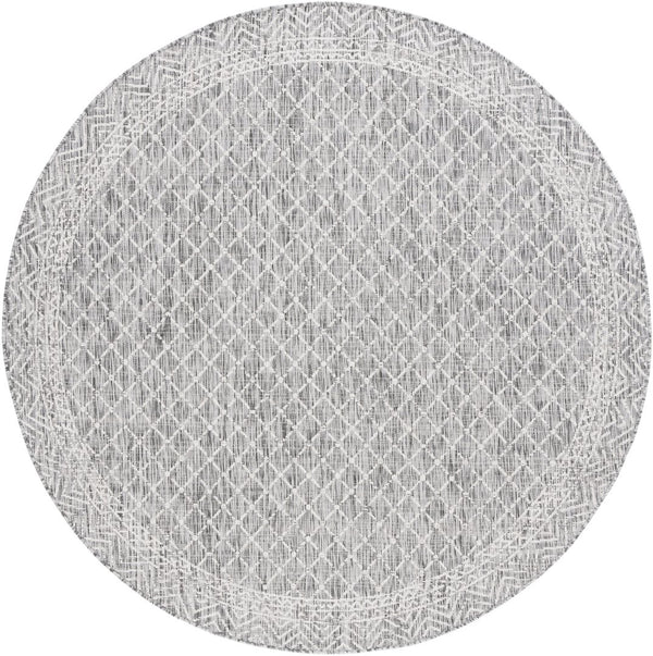 Safavieh Courtyard Stylish Geometric Area Rug – Durable, Soft, Oeko-tex Certified For Indoor & Outdoor Spaces Light Grey ,Dark Grey 88% Polypropylene,12% Polyester Cy8943-59021-810