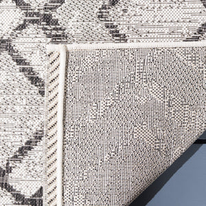 Safavieh Courtyard Elegant Geometric Area Rug - Durable, Soft, And Chic Indoor/Outdoor Decor For Any Space Ivory ,Green 88% Polypropylene,12% Polyester Cy8951-55712-28