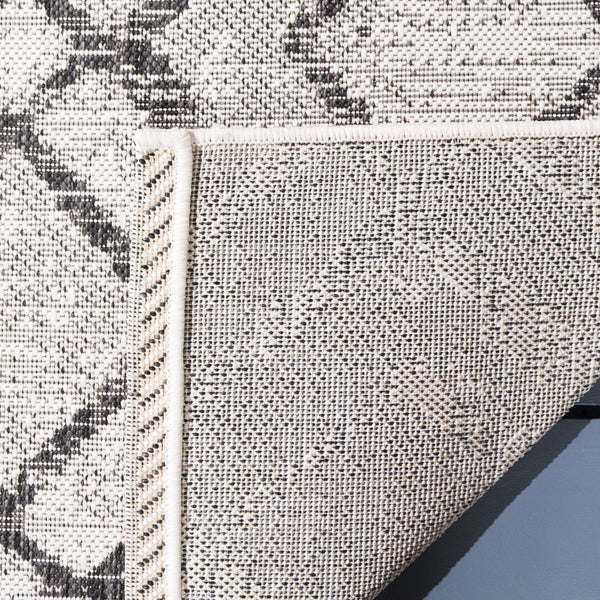 Safavieh Courtyard Elegant Geometric Area Rug - Durable, Soft, And Chic Indoor/Outdoor Decor For Any Space Ivory ,Green 88% Polypropylene,12% Polyester Cy8951-55712-28