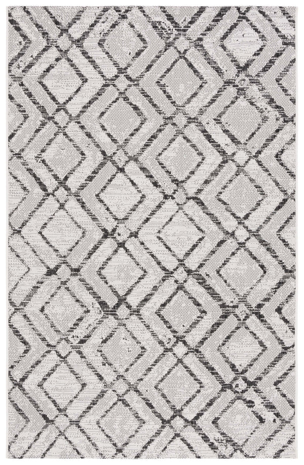 Safavieh Courtyard Elegant Geometric Area Rug - Durable, Soft, And Chic Indoor/Outdoor Decor For Any Space Ivory ,Green 88% Polypropylene,12% Polyester Cy8951-55712-28
