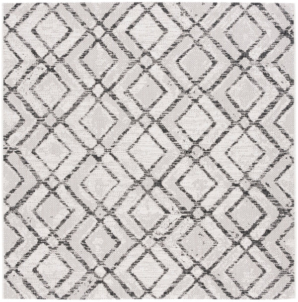 Safavieh Courtyard Elegant Geometric Area Rug - Durable, Soft, And Chic Indoor/Outdoor Decor For Any Space Ivory ,Green 88% Polypropylene,12% Polyester Cy8951-55712-28