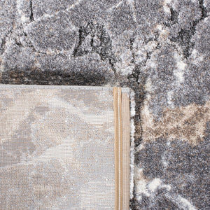 Safavieh Cyrus Area Rug – Luxurious Grey & Beige Shag, 3x5 Ft, Power-loomed, Elegant Marble Design For Cozy Spaces Grey ,Beige Polpropylene + Polyester Shrink Cyr114g-3