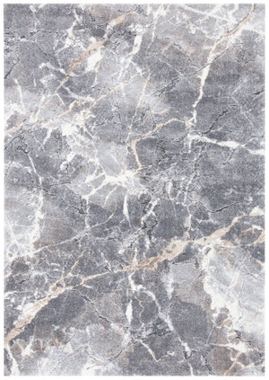 Safavieh Cyrus Area Rug – Luxurious Grey & Beige Shag, 3x5 Ft, Power-loomed, Elegant Marble Design For Cozy Spaces Grey ,Beige Polpropylene + Polyester Shrink Cyr114g-3