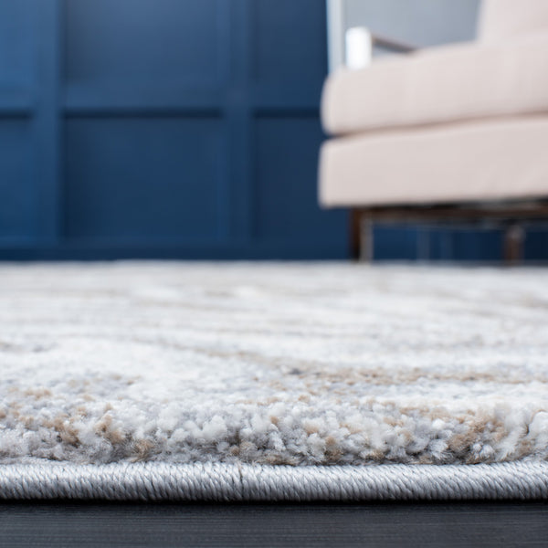 Safavieh Cyrus Low-Profile Shag Rug In Neutral Beige & Grey — Turkey-Made Durable Plush 3/4" Pile Anchor 10'-0" x 14'-0" CYR116B-10