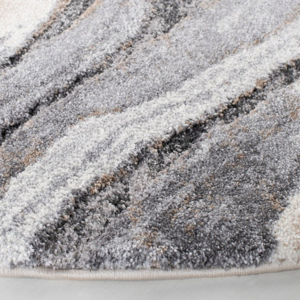 Safavieh Cyrus Shag Runner Soft High Pile Polypropylene Rug for Hallways and Entryways 4'-5" x 4'-5" CYR118G-4R