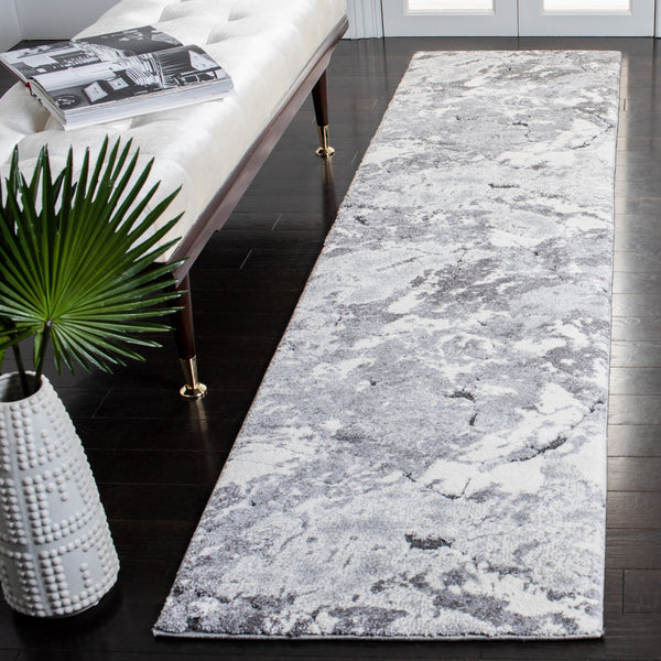 Safavieh Cyrus Shag 3x5 Area Rug In Grey/Ivory - Luxurious, Durable Design For Modern Home Elegance Grey ,Ivory Polpropylene + Polyester Shrink Cyr122f-3