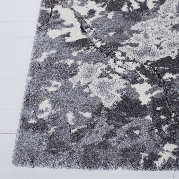 Safavieh Cyrus Shag 3x5 Area Rug In Grey/Ivory - Luxurious, Durable Design For Modern Home Elegance Grey ,Ivory Polpropylene + Polyester Shrink Cyr122f-3