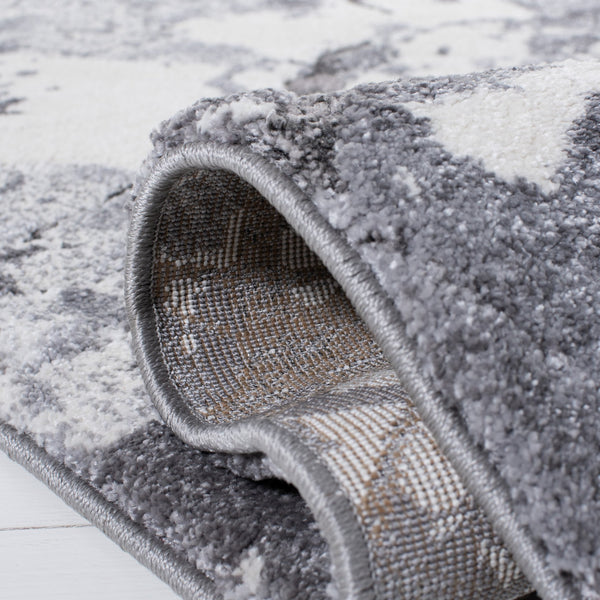 Safavieh Cyrus Shag 3x5 Area Rug In Grey/Ivory - Luxurious, Durable Design For Modern Home Elegance Grey ,Ivory Polpropylene + Polyester Shrink Cyr122f-3