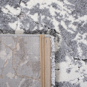 Safavieh Cyrus Shag 3x5 Area Rug In Grey/Ivory - Luxurious, Durable Design For Modern Home Elegance Grey ,Ivory Polpropylene + Polyester Shrink Cyr122f-3