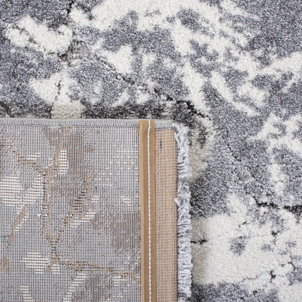 Safavieh Cyrus Shag 3x5 Area Rug In Grey/Ivory - Luxurious, Durable Design For Modern Home Elegance Grey ,Ivory Polpropylene + Polyester Shrink Cyr122f-3