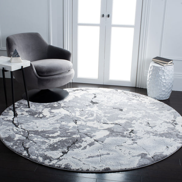 Safavieh Cyrus Shag 3x5 Area Rug In Grey/Ivory - Luxurious, Durable Design For Modern Home Elegance Grey ,Ivory Polpropylene + Polyester Shrink Cyr122f-3