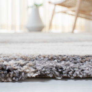 Safavieh Cyrus Shag Area Rug 3' X 5' In Ivory & Grey - Plush, Durable, Turkish-made Luxury For Your Home Ivory ,Grey Polpropylene + Polyester Shrink Cyr124a-3