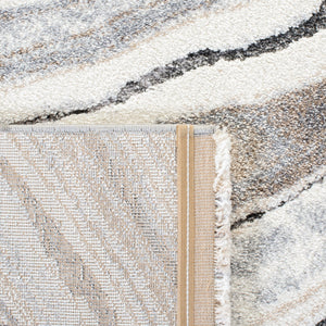Safavieh Cyrus Shag Area Rug 3' X 5' In Ivory & Grey - Plush, Durable, Turkish-made Luxury For Your Home Ivory ,Grey Polpropylene + Polyester Shrink Cyr124a-3