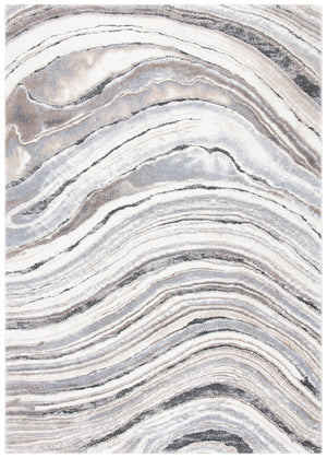 Safavieh Cyrus Shag Area Rug 3' X 5' In Ivory & Grey - Plush, Durable, Turkish-made Luxury For Your Home Ivory ,Grey Polpropylene + Polyester Shrink Cyr124a-3