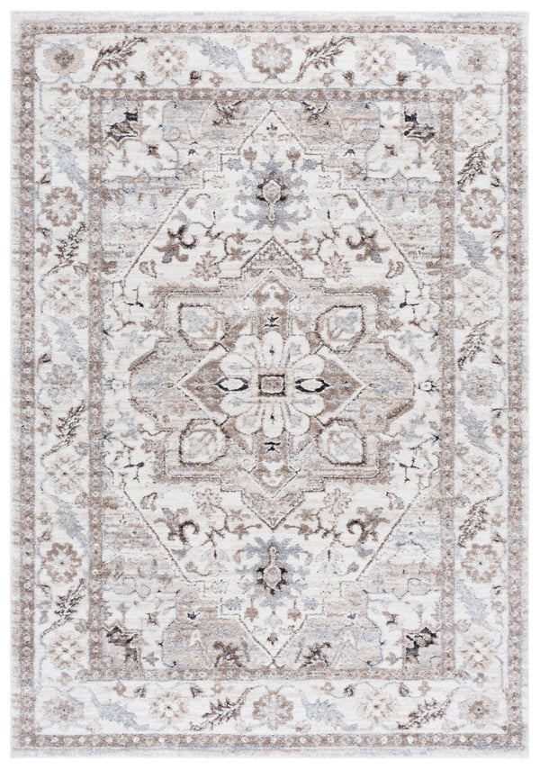 Safavieh Cyrus Elegant Shag Area Rug – Luxurious Comfort And Sophistication For Any Living Space Today! Ivory ,Grey Polpropylene + Polyester Shrink Cyr171a-8