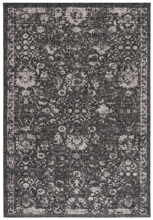 Safavieh Resort Power-loomed Area Rug With Timeless Flora Motifs For Luxurious Living Spaces And Style Black ,Beige 85.4% Polypropylene,10.4% Polyester,4.2% Latex Cys2361-36621-5