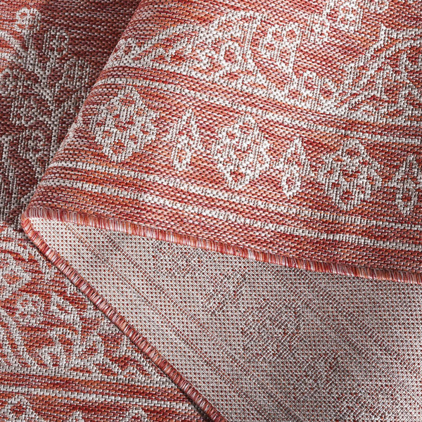 Safavieh Resort Power-loomed Area Rug With Timeless Flora Motifs For Luxurious Living Spaces And Style Red ,Beige 85.4% Polypropylene,10.4% Polyester,4.2% Latex Cys2362-36521-5