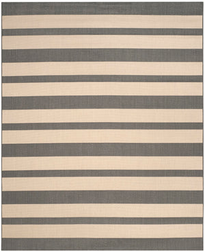 Safavieh Cys2017 Power Loomed Indoor / Outdoor Rug Beige / Anthracite CYS2650-236-8