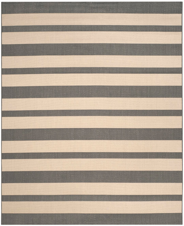 Safavieh Cys2017 Power Loomed Indoor / Outdoor Rug Beige / Anthracite CYS2650-236-8
