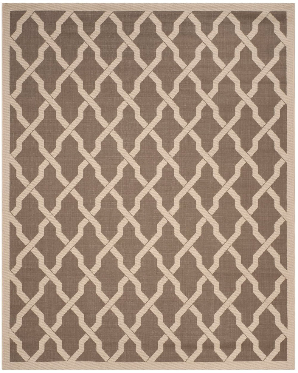 Safavieh Cys2017 Power Loomed Indoor / Outdoor Rug Beige / Anthracite CYS2650-236-8