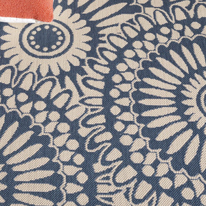 Safavieh Courtyard Exquisite Area Rug - Elegant Medium Rectangle For Indoor & Outdoor Spaces, Oeko-tex Certified Blue ,Beige 85.4% Polypropylene,10.4% Polyester,4.2% Latex Cys6001-233-5176