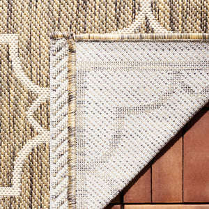 Safavieh Resort Exquisite Power-loomed Area Rug In Rich Blue With Timeless Trellis Design For Indoor/Outdoor Use Blue 85.4% Polypropylene,10.4% Polyester,4.2% Latex Cys6756-258-57