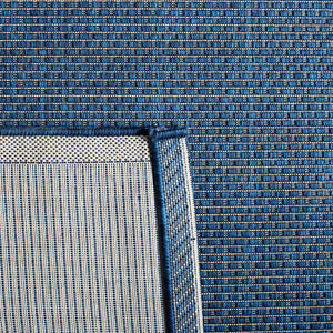 Safavieh Resort Exquisite Blue & Light Beige Area Rug - Turkish Craftsmanship, 5'1" X 7'6", Oeko-tex Certified Blue ,Light Beige 85.4% Polypropylene,10.4% Polyester,4.2% Latex Cys7987-25821-5