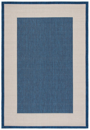 Safavieh Resort Exquisite Blue & Light Beige Area Rug - Turkish Craftsmanship, 5'1" X 7'6", Oeko-tex Certified Blue ,Light Beige 85.4% Polypropylene,10.4% Polyester,4.2% Latex Cys7987-25821-5