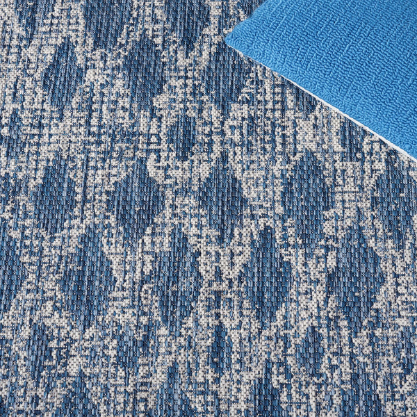 Safavieh Cys8137-25821 Elegant Navy And Ivory Ikat Area Rug - Durable, Soft, Oeko-tex Certified For Your Home Navy ,Ivory 85.4% Pp,10.4% Polyester,4.2% Latex Cys8137-36812-517