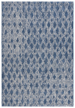 Safavieh Cys8137-25821 Elegant Navy And Ivory Ikat Area Rug - Durable, Soft, Oeko-tex Certified For Your Home Navy ,Ivory 85.4% Pp,10.4% Polyester,4.2% Latex Cys8137-36812-517