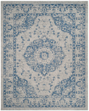 Safavieh Cys2018 Power Loomed Indoor / Outdoor Rug Grey / Navy CYS8679-368-8