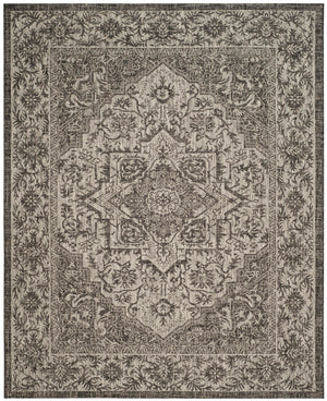 Safavieh Cys2018 Power Loomed Indoor / Outdoor Rug Slate / Grey CYS8763-376-8