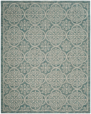 Safavieh Cys2018 Power Loomed Indoor / Outdoor Rug Turquoise CYS8811-372-8