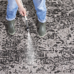 Safavieh Cys8137-25821 Elegant Navy And Ivory Ikat Area Rug - Durable, Soft, Oeko-tex Certified For Your Home Grey ,Black 85.4% Pp,10.4% Polyester,4.2% Latex Cys8960-37612-810