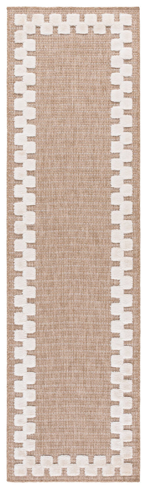 Safavieh Clayton Luxurious Power Loomed Runner Rug In Chic Natural And Ivory For Modern Home Elegance Natural ,Ivory 71% Polypropylene,29% Polyester Cyt100a-28
