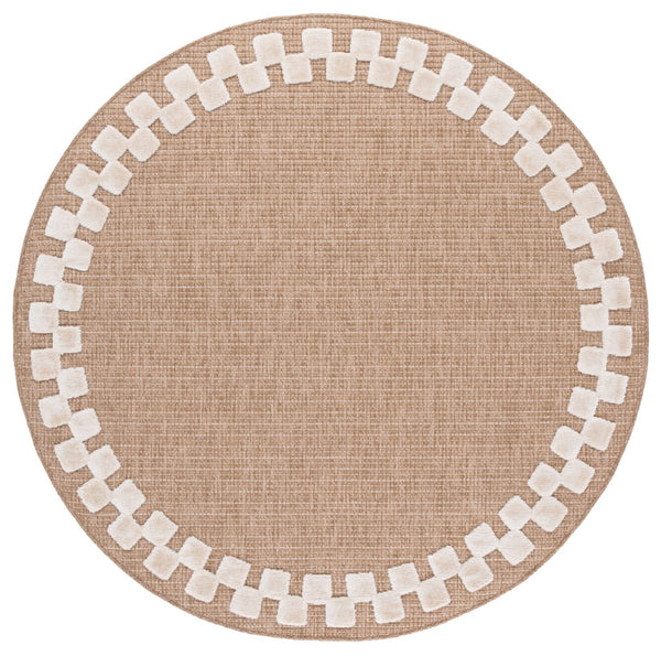 Safavieh Clayton Area Rug - Modern Style With Plush Comfort, Neutral & Ivory Design For Any Room Decor Natural ,Ivory 71% Polypropylene,29% Polyester Cyt100a-5