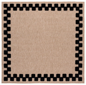 Safavieh Clayton Area Rug - Modern Style With Plush Comfort, Neutral & Ivory Design For Any Room Decor Natural ,Black 71% Polypropylene,29% Polyester Cyt100z-5