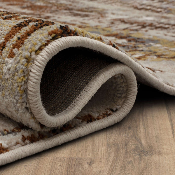 Karastan Rugs Vanguard by Drew & Jonathan Home Caliente Machine Woven Triexta Modern/Contemporary Area Rug Rust 9' 6" x 12' 11"