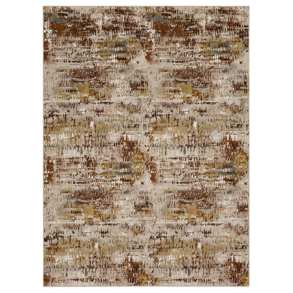Karastan Rugs Vanguard by Drew & Jonathan Home Caliente Machine Woven Triexta Modern/Contemporary Area Rug Rust 9' 6" x 12' 11"