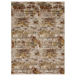 Karastan Rugs Vanguard by Drew & Jonathan Home Caliente Machine Woven Triexta Modern/Contemporary Area Rug Rust 9' 6" x 12' 11"