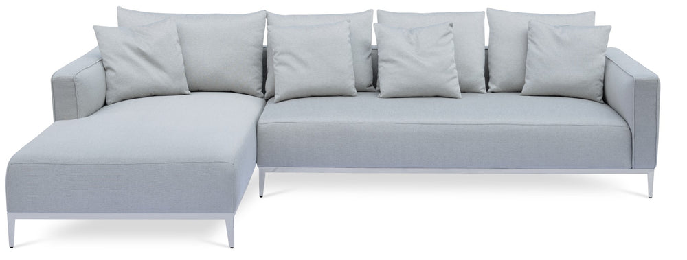 Soho Concept Tiffany Dining Chair - Elegant Kent Bonded Leather Upholstery In Stylish Colors With Steel Legs Grey  Soho-concept-dining-chair-13372