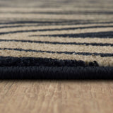 Karastan Rugs Foundation by Stacy Garcia Home Calisto Machine Woven Polyester Area Rug Denim 9' 6" x 12' 11"