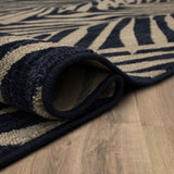 Karastan Rugs Foundation by Stacy Garcia Home Calisto Machine Woven Polyester Area Rug Denim 9' 6" x 12' 11"