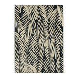 Karastan Rugs Foundation by Stacy Garcia Home Calisto Machine Woven Polyester Area Rug Midnight 9' 6" x 12' 11"